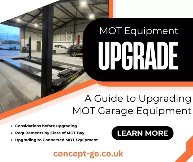 Upgrading MOT Garage Equipment