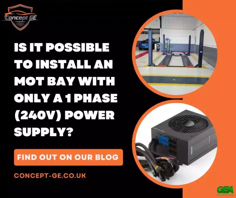 Is it possible to install an MOT bay with only a 1ph power supply