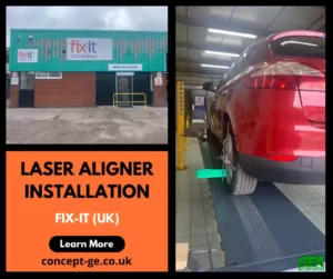 Laser Aligner Installation for Fix-It (UK) in Wigan