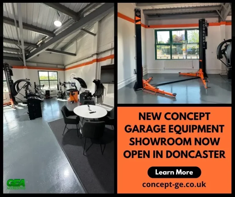New Concept Garage Equipment Showroom now Open in Doncaster