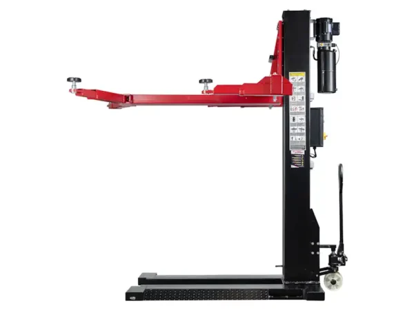 One Post Lift 2.8 Tonne REDATS L-121F Mobile 1 Phase side raised