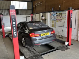Oundle MOT and Service Centre Garage MOT Bay by Concept Garage Equipment