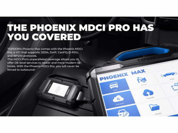 Phoenix-MAX-VCI-diagnostic-scanner-tablet Phoenix MAX +VCI diagnostic scanner tablet from Concept Garage Equipment