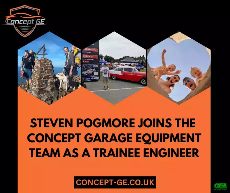 Steven Pogmore joins the Concept Garage Equipment team as a Trainee Engineer