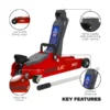 Trolley-Jack-2-Tonne-Short-Chassis-Low-Profile-features Trolley Jack 2 Tonne Short Chassis Low Profile features