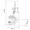 Tyre Changer Semi Automatic Eurotek T1000 Pro dimensions from Concept Garage Equipment
