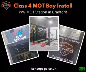 Class 4 MOT Bay installation for WW MOT Station in Bradford