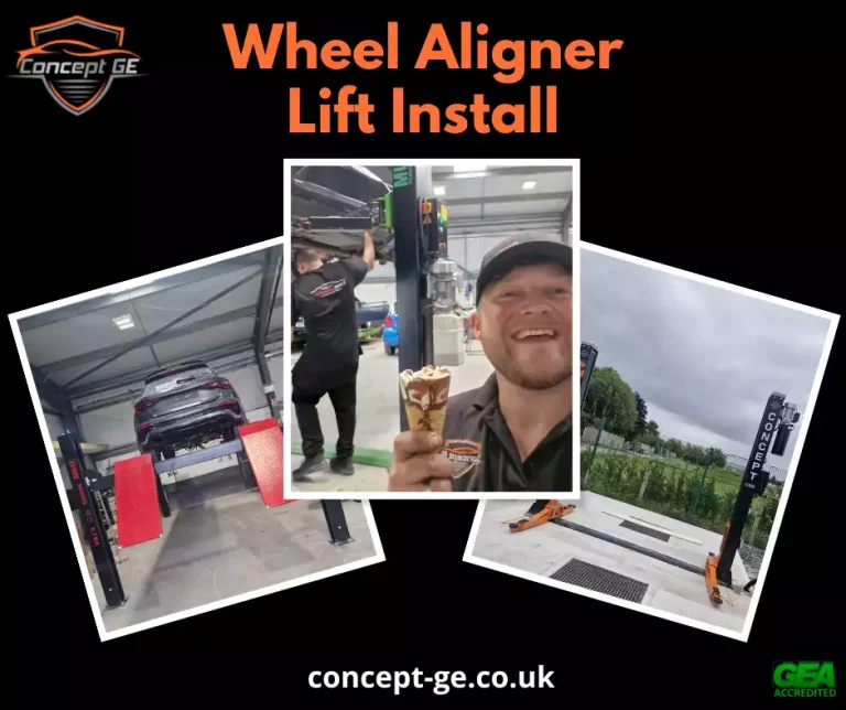 Wheel aligner lift install