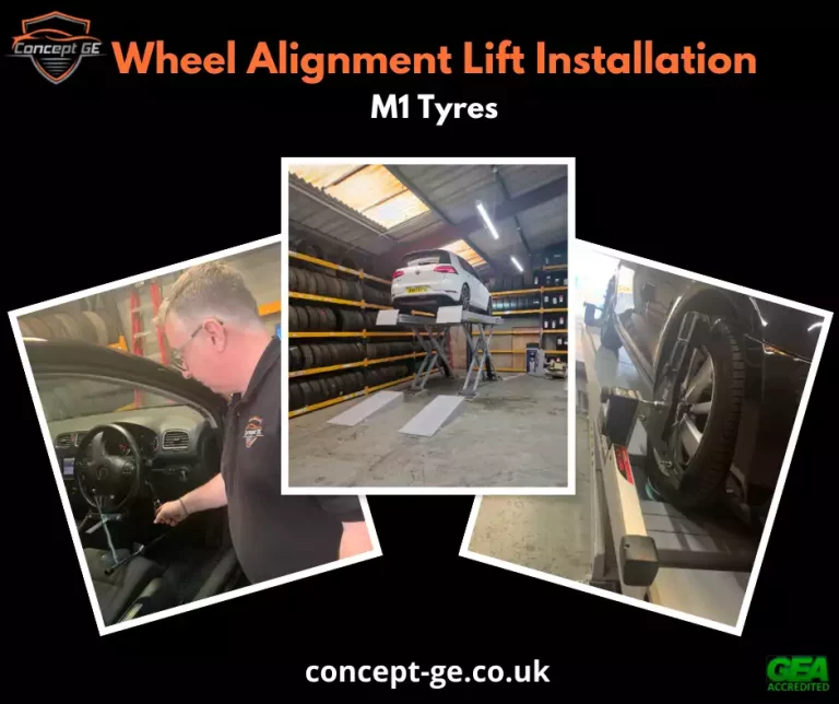 Wheel Alignment Lift Installation for M1 Tyres