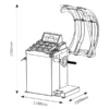 Wheel-Balancer-C220-dimensions Wheel Balancer C220 dimensions
