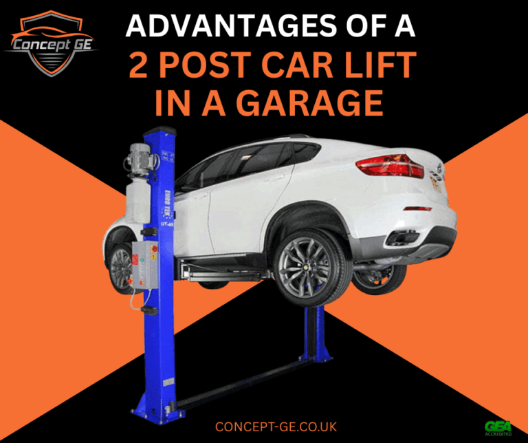 Advantages of a 2 post car lift in a garage
