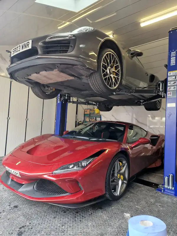 car lift installation in home garage