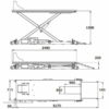 Motorcycle Lift Eurotek BL500 Dimensions from Concept Garage Equipment