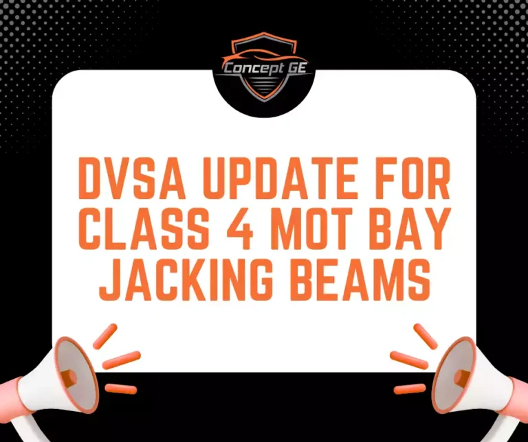DVSA Update for Class 4 MOT Bay Jacking Beams