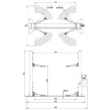 REDATS L-205R 2 post lift dimensions REDATS L-205R 2 post lift dimensions