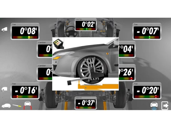 Truck Wheel Alignment System Vamag AM 3000 spoiler procedure