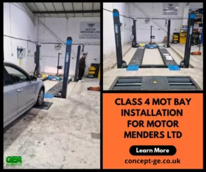 Class 4 MOT Bay install for Moter Menders Ltd