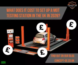 What does it cost to set up a MOT testing station in the UK in 2026?