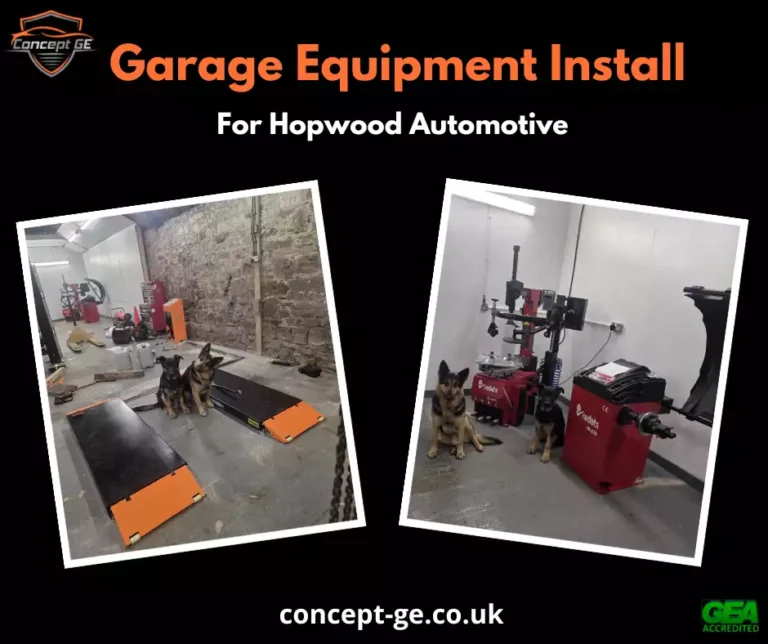 Garage Equipment install for Hopwood Automotive in Scotland