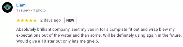 Reillys Mobile Tyres Ltd Mobile Tyre Fitting Van 5 star review