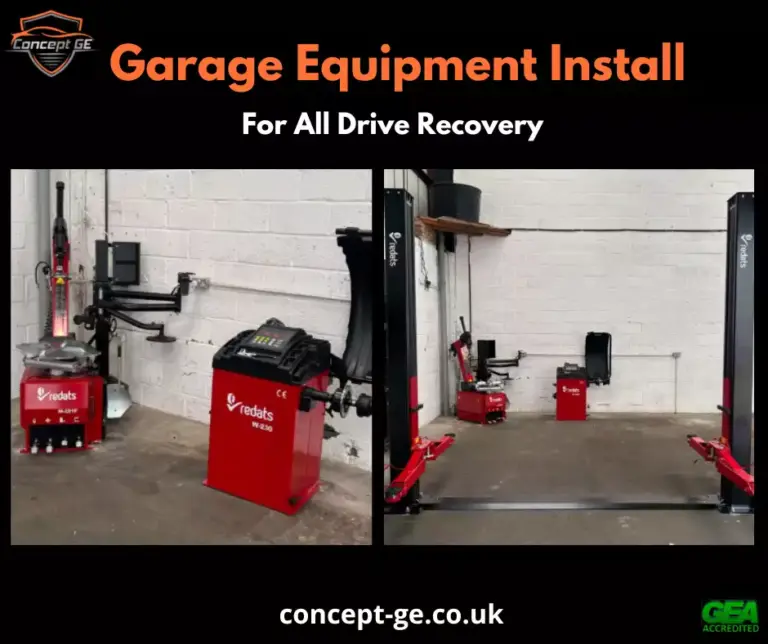 garage equipment install for All Drive Recovery in London