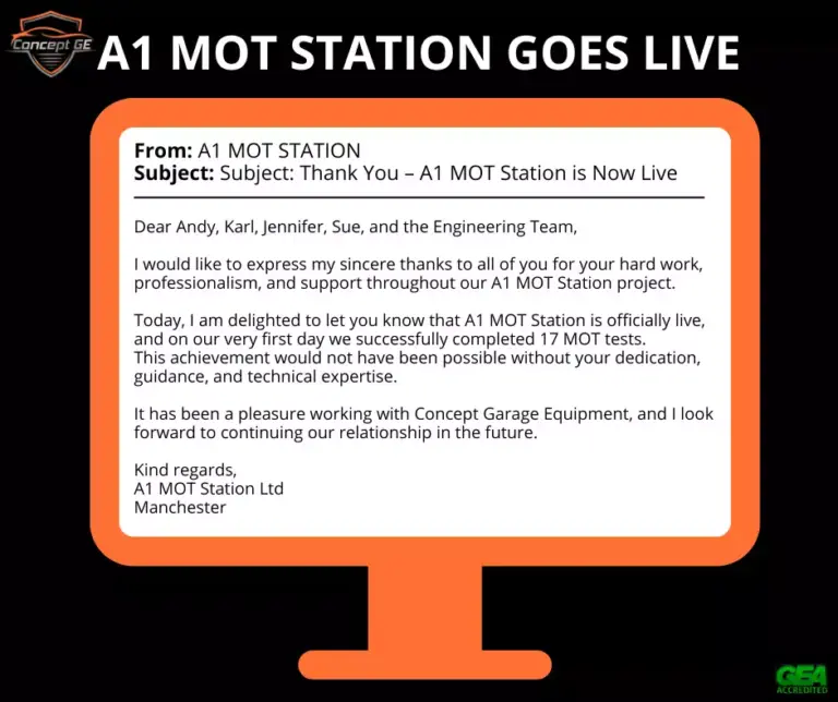 A1 MOT Station goes live