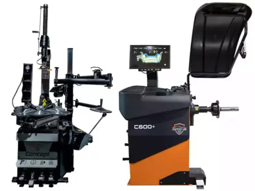 C226 Tyre Changer and C600+ Wheel balancer - Concept Garage Equipment