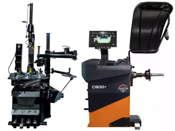 C226 Tyre Changer and C600+ Wheel balancer - Concept Garage Equipment