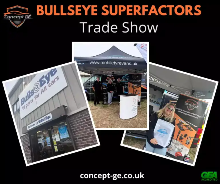 Concept Garage Equipment at Bullseye Superfactors Trade Show